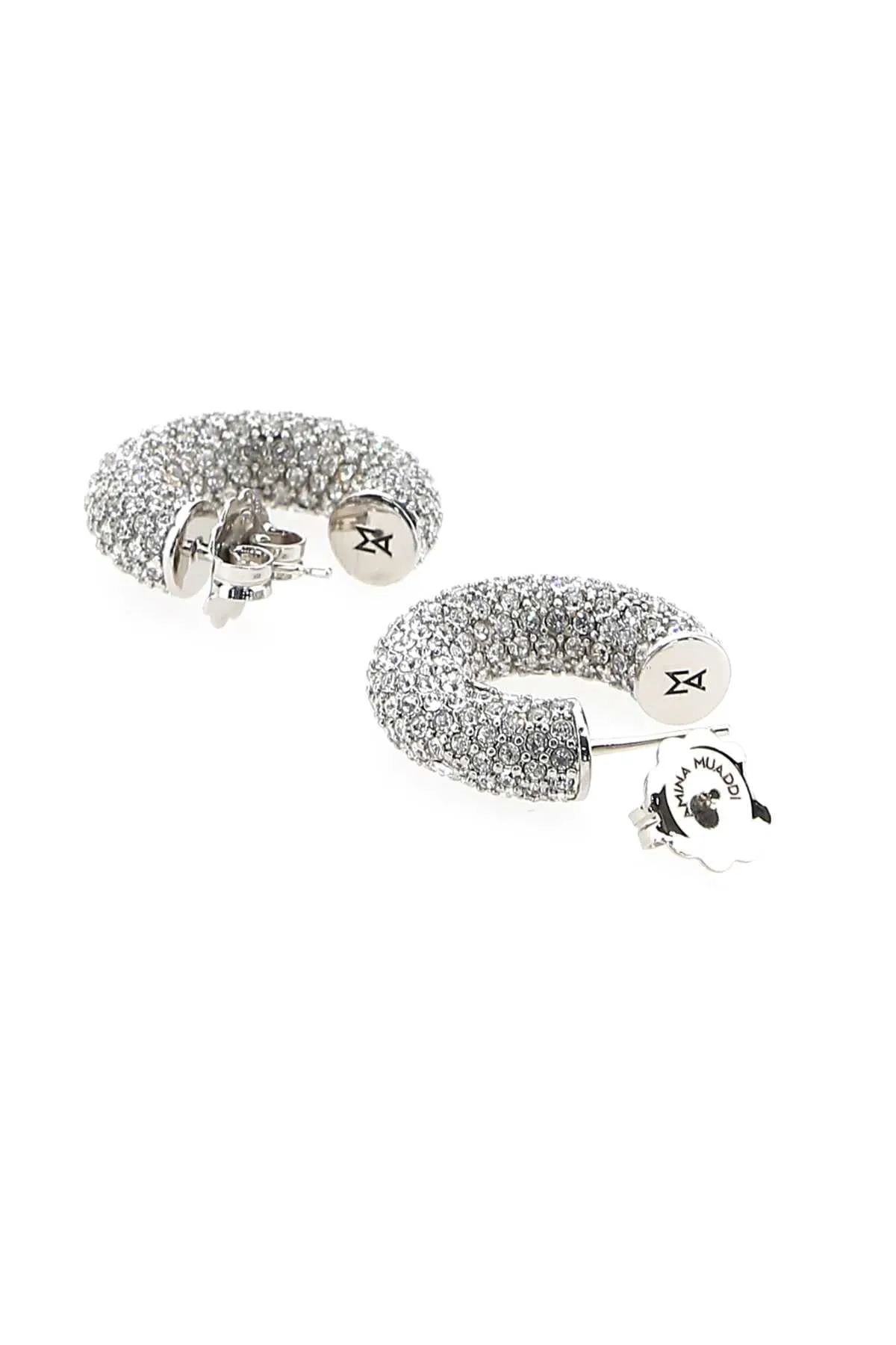 Amina Muaddi Cameron Earrings