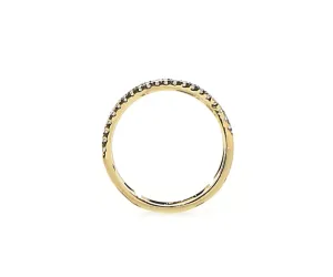 APM Monaco Embellished Double Bar Ring