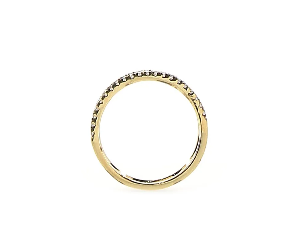 APM Monaco Embellished Double Bar Ring