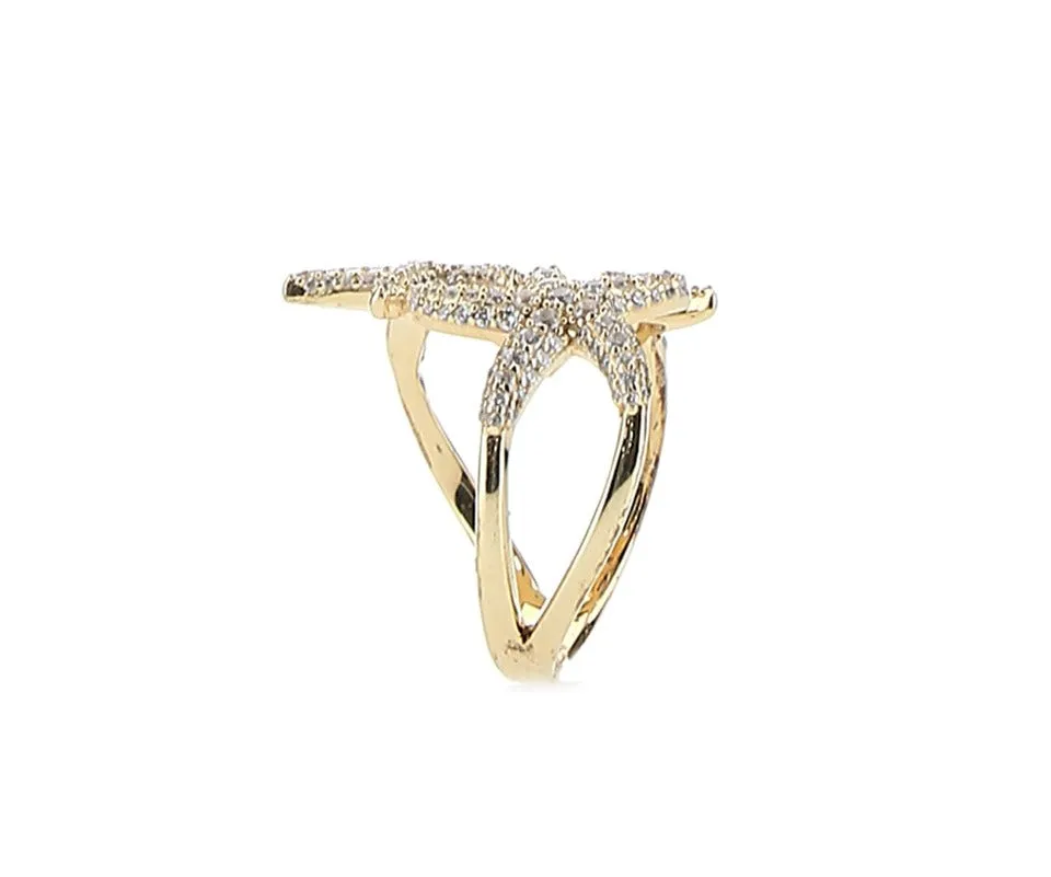 APM Monaco Embellished Seastar Ring
