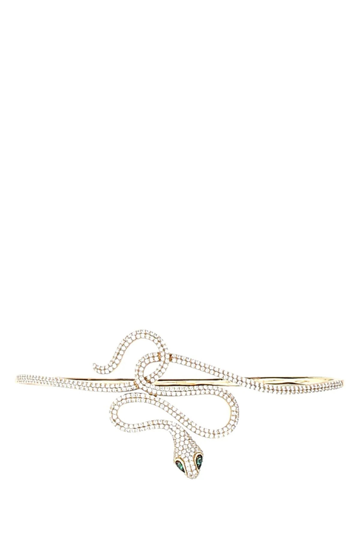 APM Monaco Snake Detailed Embellished Bracelet
