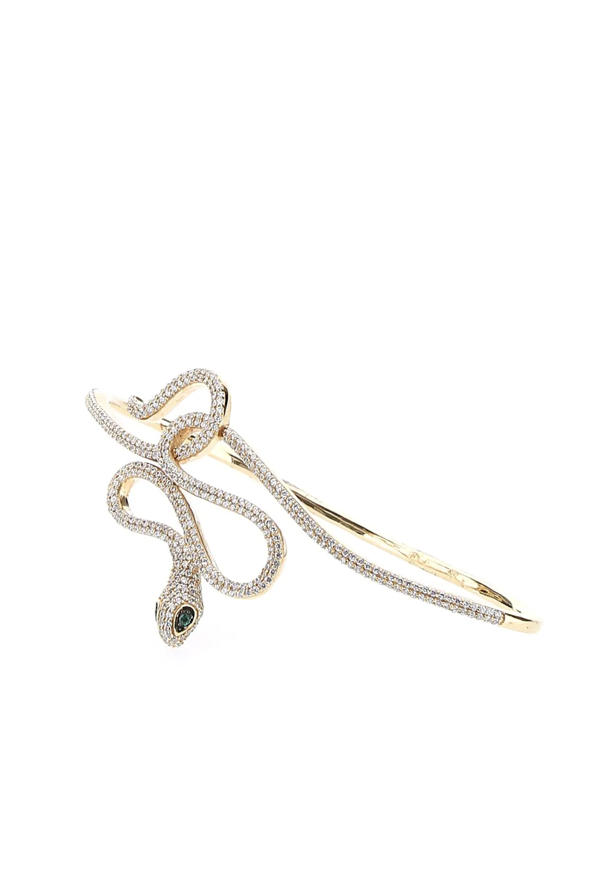 APM Monaco Snake Detailed Embellished Bracelet
