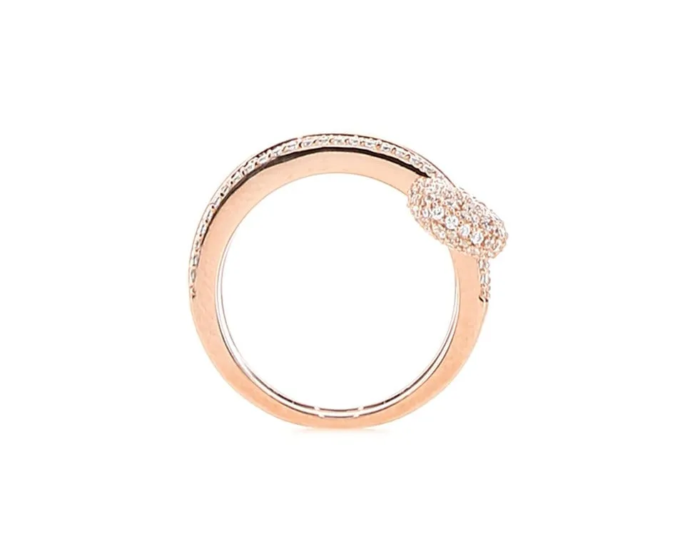 APM Monaco Triple Hoops Safety Pin Ring