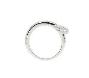 APM Monaco Triple Hoops Safety Pin Ring