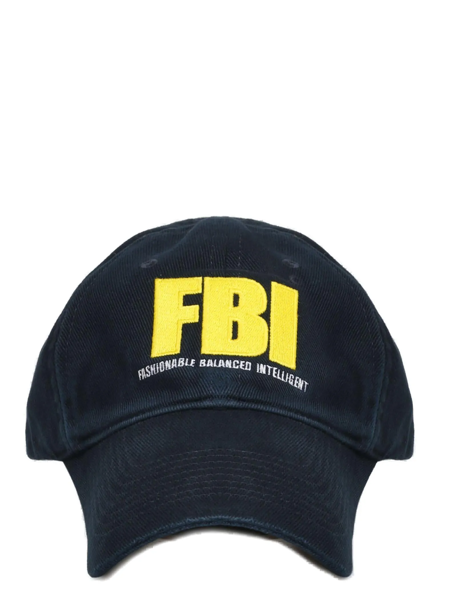 Balenciaga FBI Embroidered Baseball Cap
