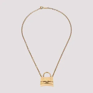 Balenciaga Hourglass Bag Pendant Necklace
