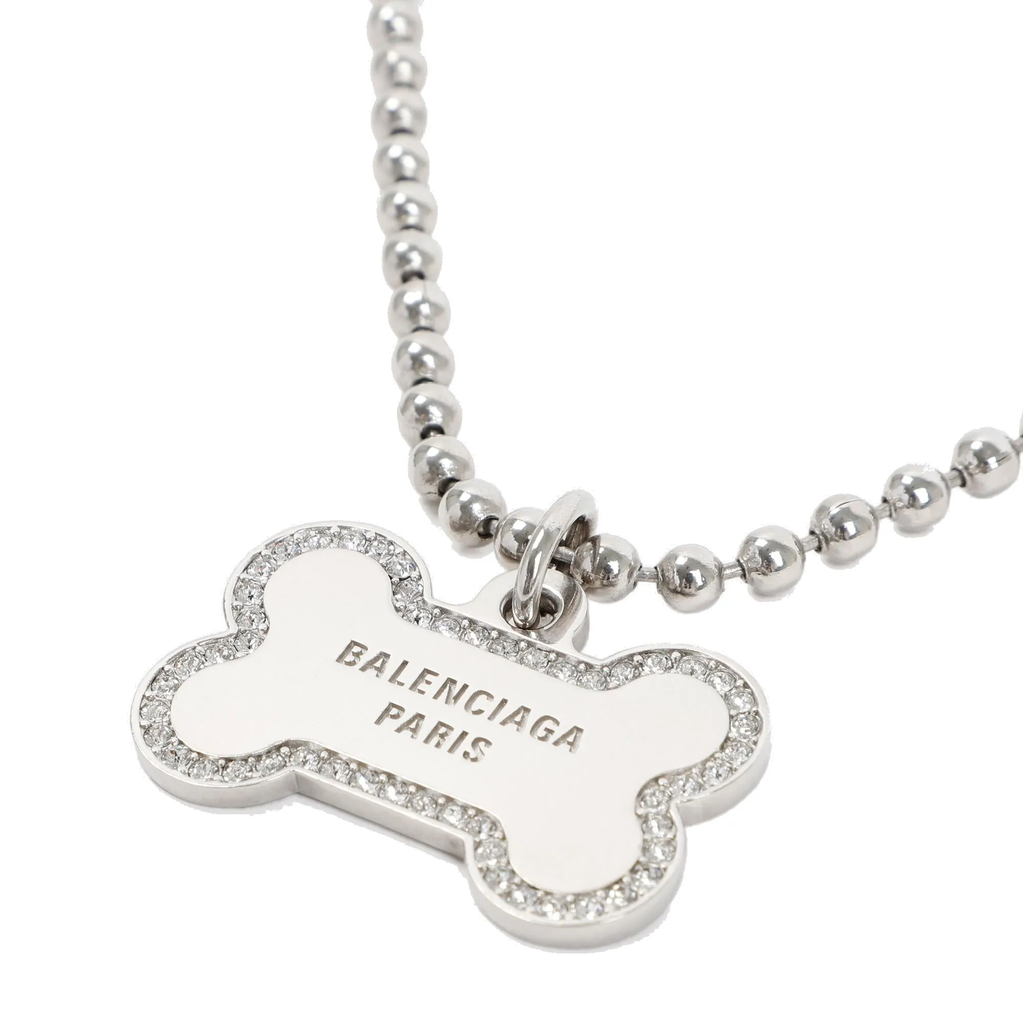 Balenciaga Logo Puppy Necklace