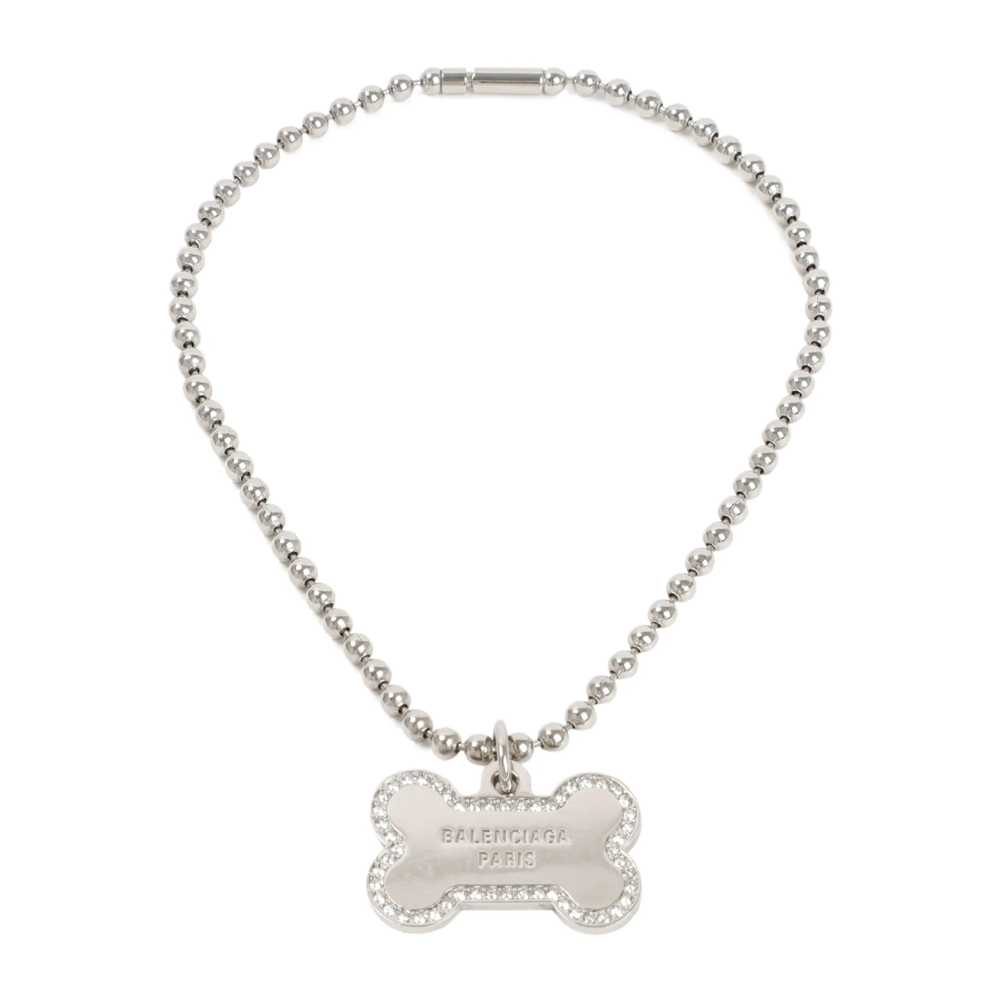 Balenciaga Logo Puppy Necklace