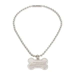 Balenciaga Logo Puppy Necklace