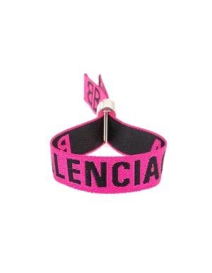 Balenciaga Party Logo Jacquard Bracelet