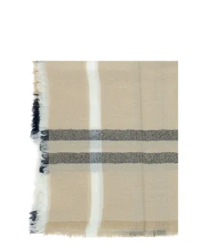 Barbour Tartan Frayed Scarf