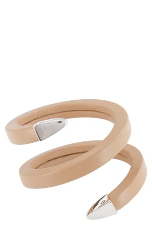 Bottega Veneta Coiled Cuff Bracelet