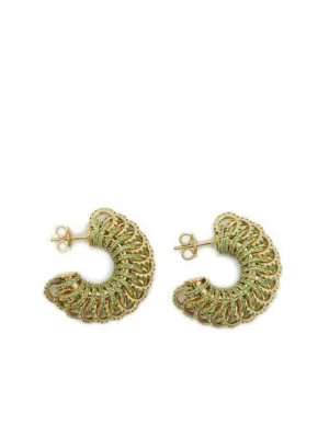 Bottega Veneta Intertwined Ring Earrings