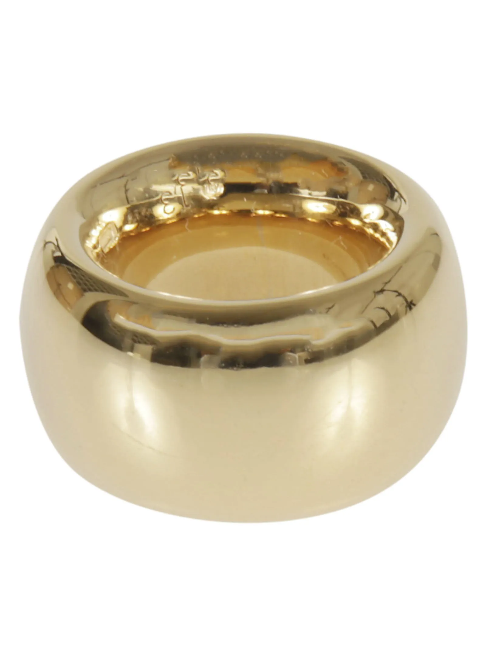 Bottega Veneta Logo Band Wide Ring
