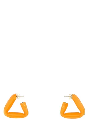 Bottega Veneta Triangle Hoop Earrings
