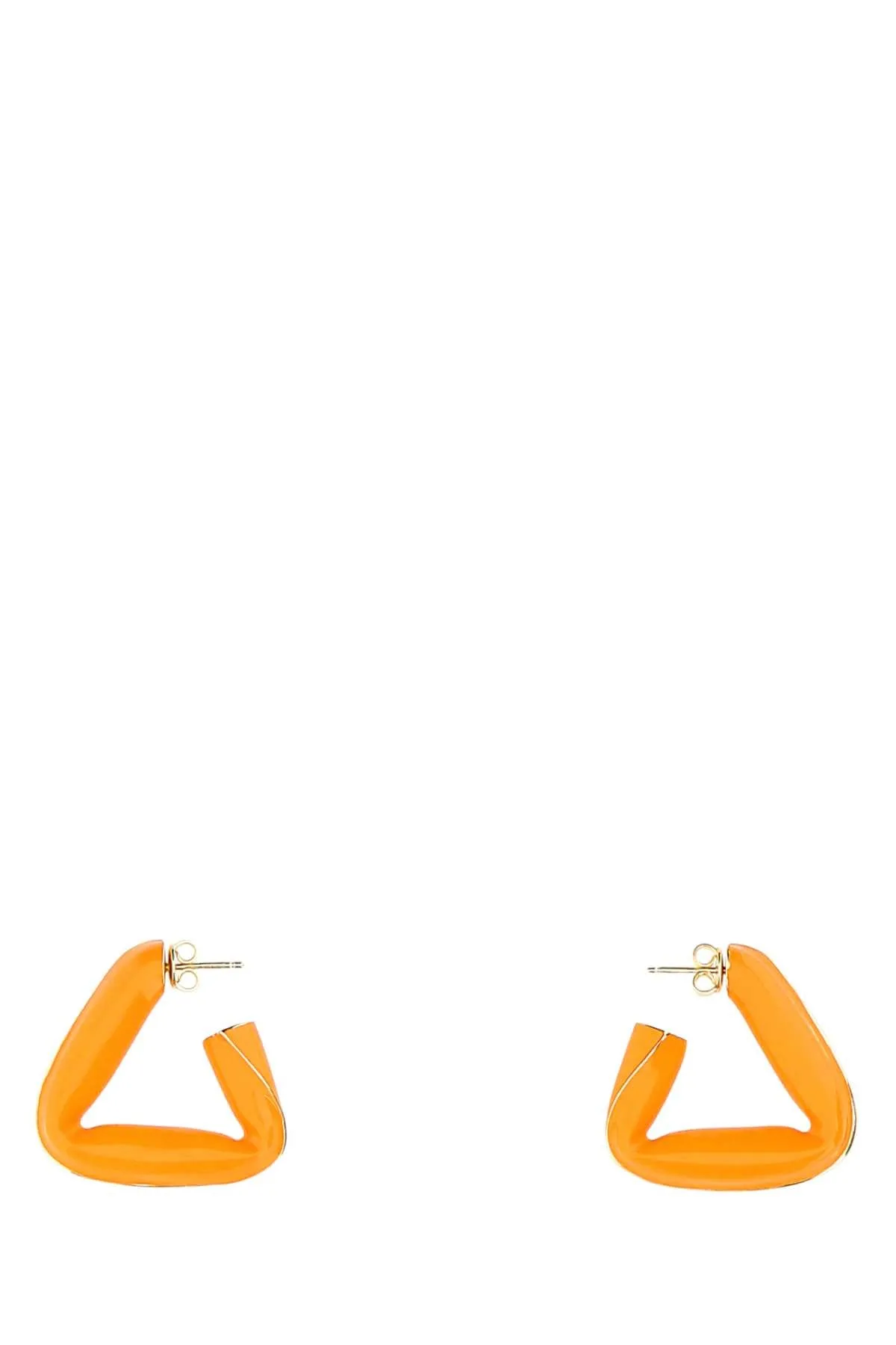 Bottega Veneta Triangle Hoop Earrings
