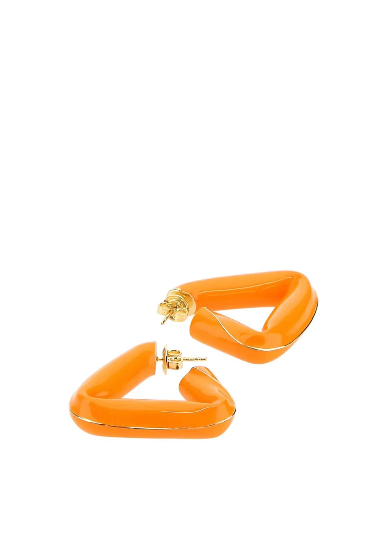 Bottega Veneta Triangle Hoop Earrings