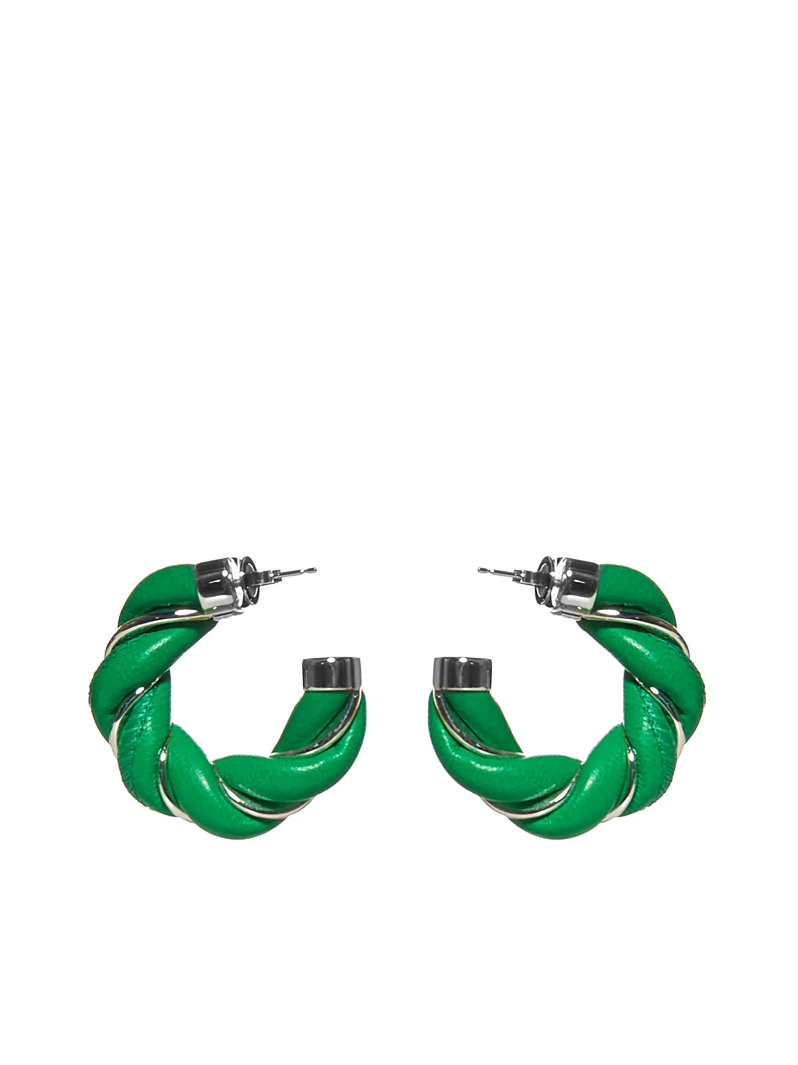 Bottega Veneta Twist Hoop Earrings