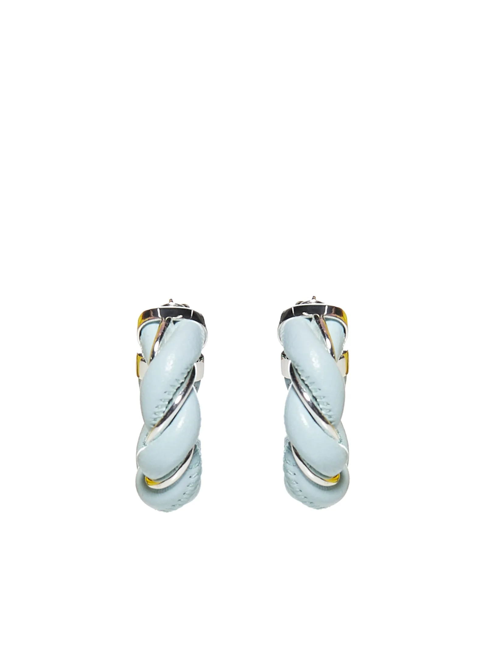 Bottega Veneta Twist Hoop Earrings
