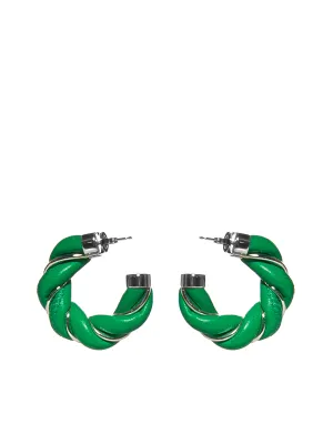 Bottega Veneta Twist Hoop Earrings