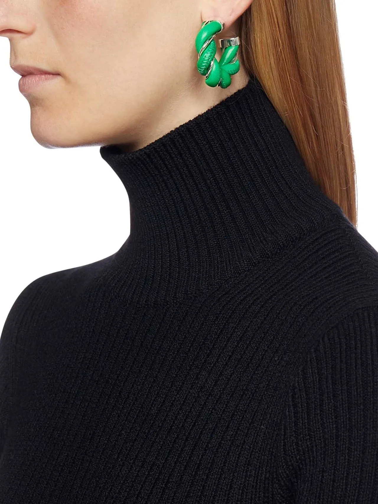 Bottega Veneta Twist Hoop Earrings