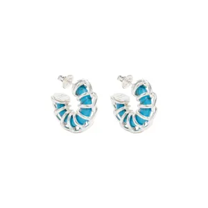 Bottega Veneta Two-Tone Hoop Earrings