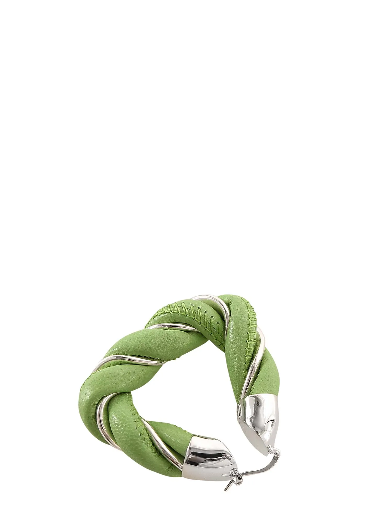 Bottega Veneta Woven Hoop Earrings