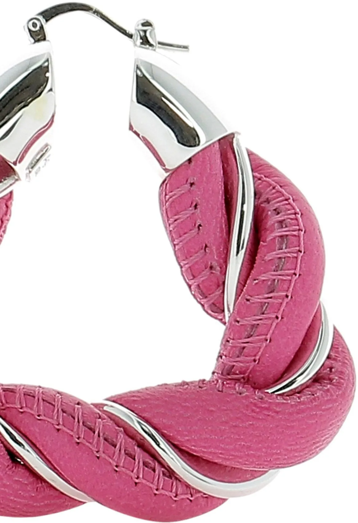 Bottega Veneta Woven Hoop Earrings