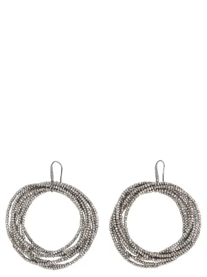 Brunello Cucinelli Large Hook Earrings