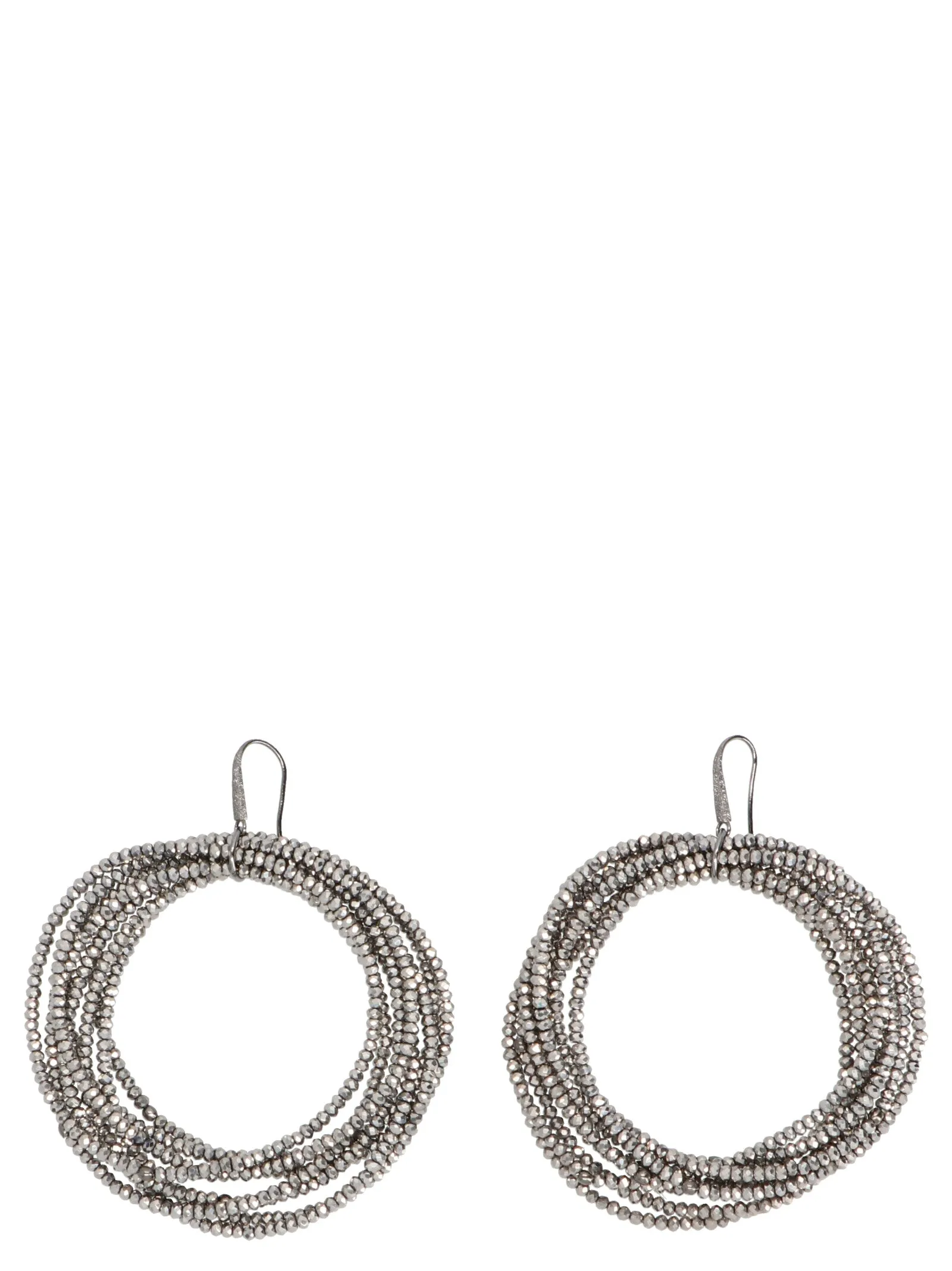 Brunello Cucinelli Large Hook Earrings
