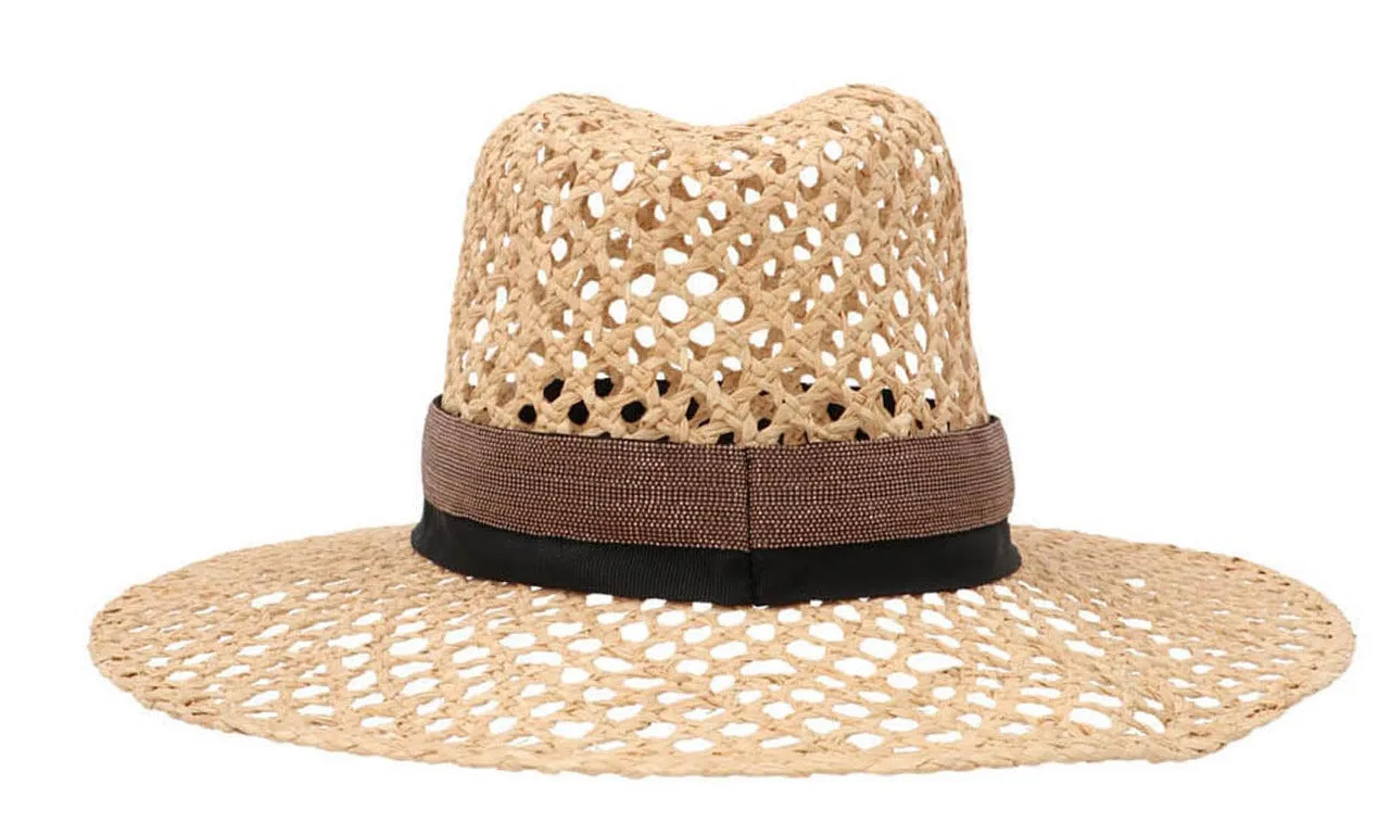 Brunello Cucinelli Woven Sun Hat
