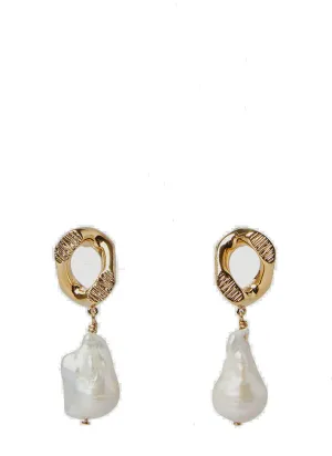 Burberry Chain-Link Earrings