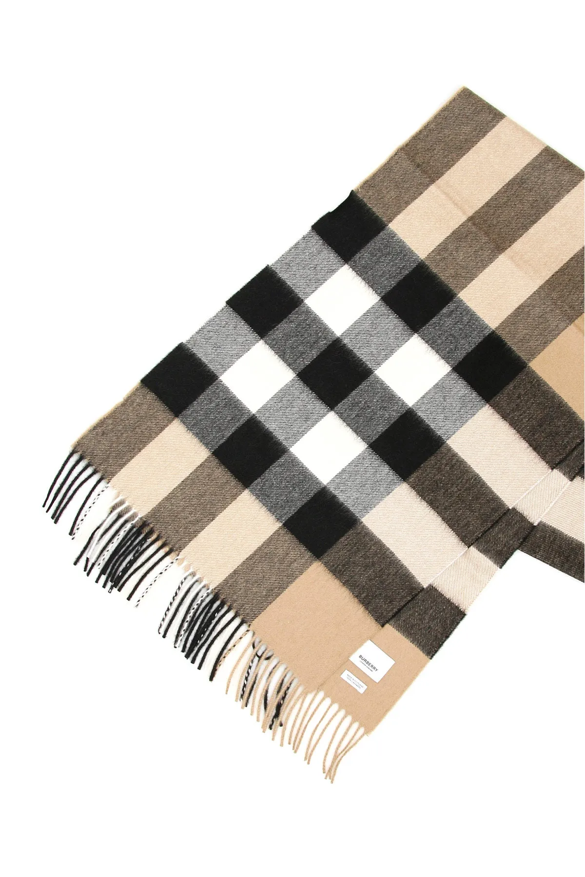 Burberry Check Fringed Scarf