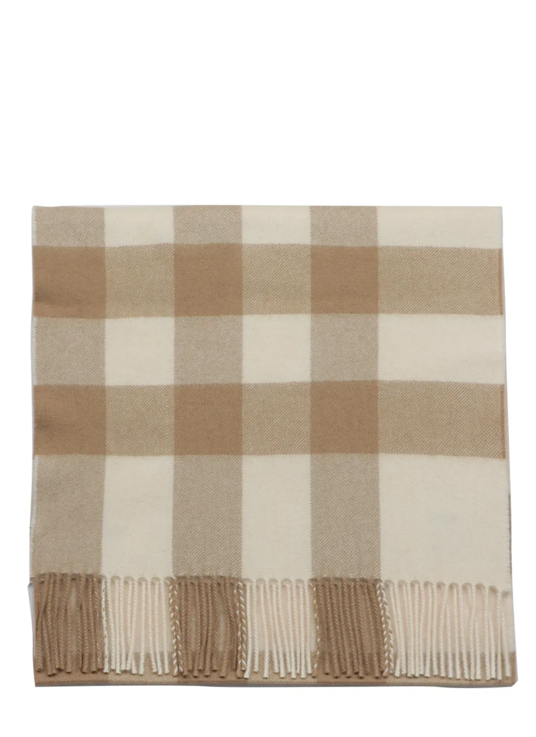 Burberry Check Fringed Scarf