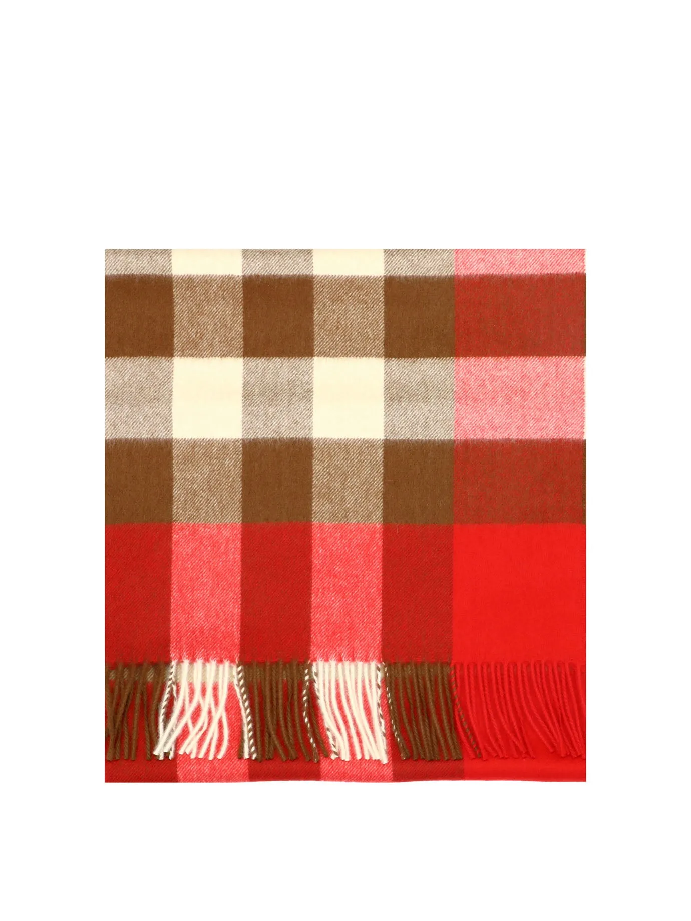 Burberry Check Fringed Scarf