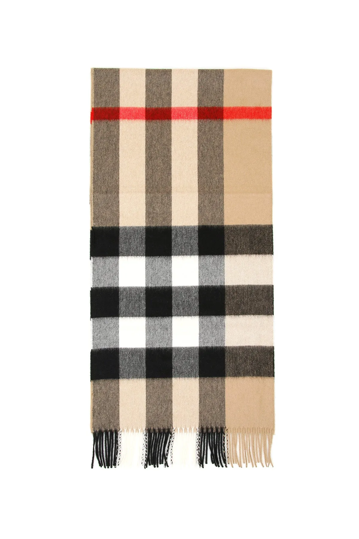 Burberry Check Fringed Scarf