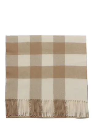 Burberry Check Fringed Scarf