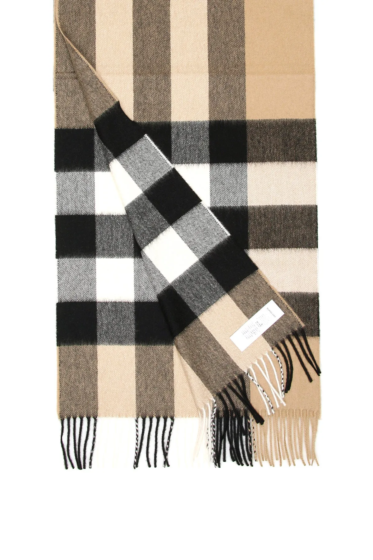 Burberry Check Fringed Scarf