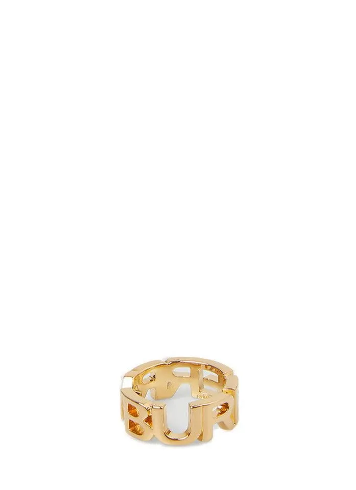 Burberry Chuncky Logo Lettering Ring
