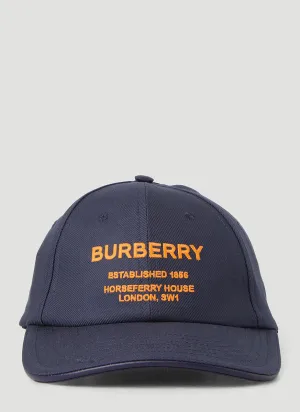 Burberry Logo Embroidered Baseball Cap