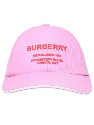 Burberry Logo Embroidered Baseball Cap