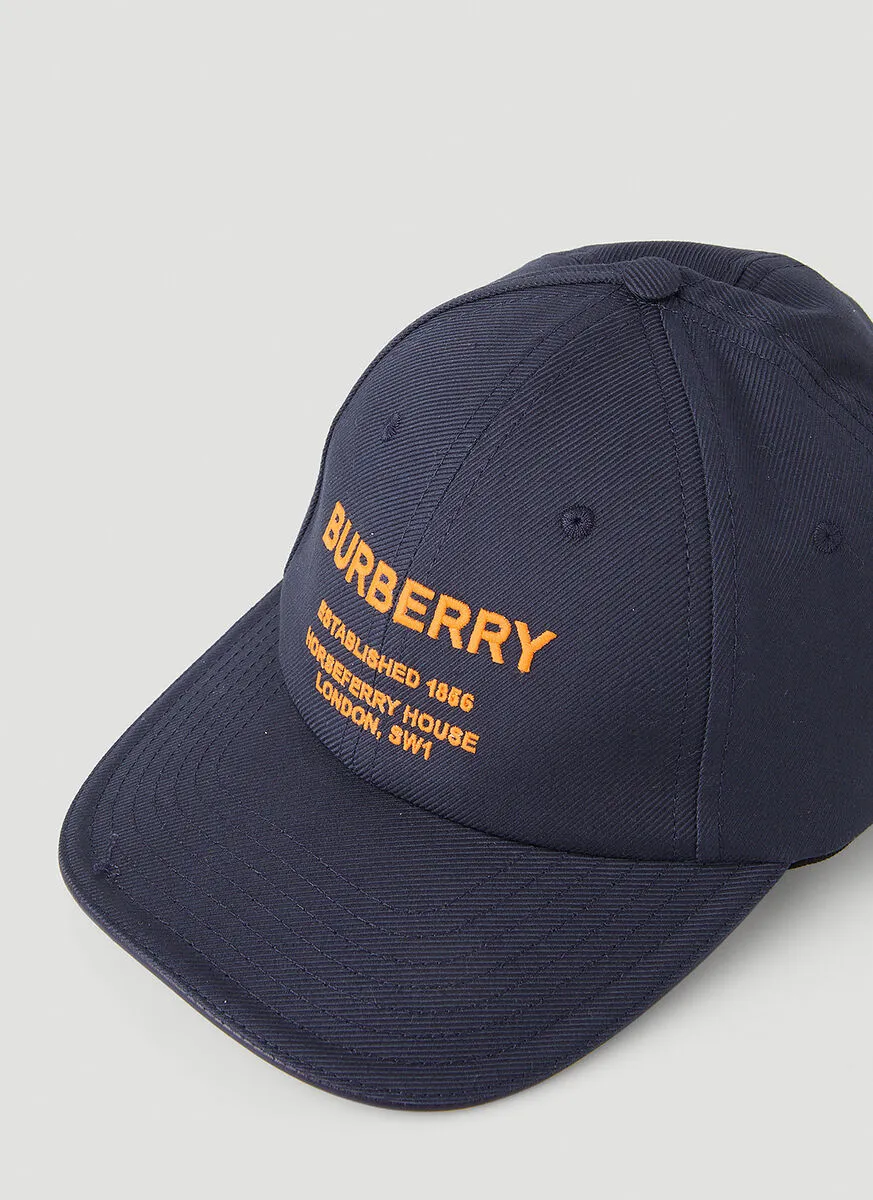 Burberry Logo Embroidered Baseball Cap