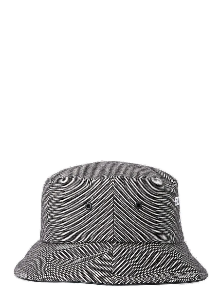 Burberry Logo Embroidered Bucket Hat