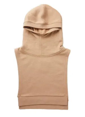 Burberry Logo Embroidered Hooded Scarf