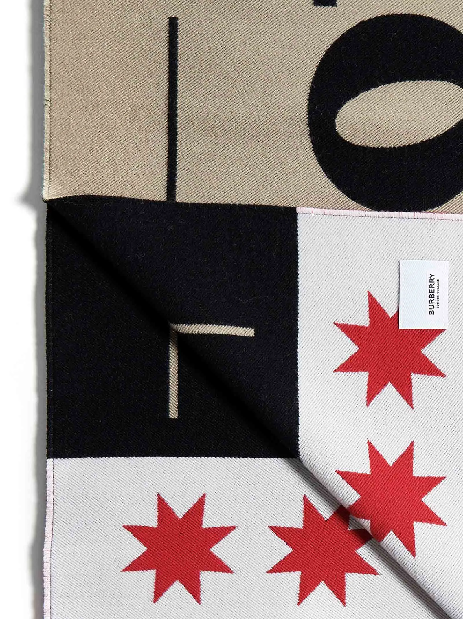 Burberry Logo Jacquard Scarf