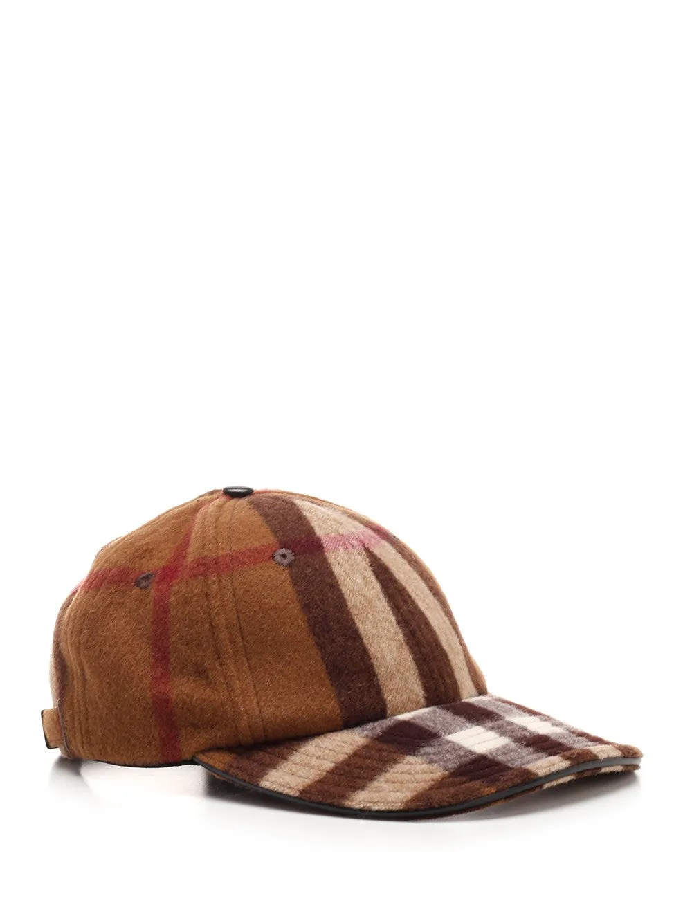 Burberry Tartan Print Baseball Cap