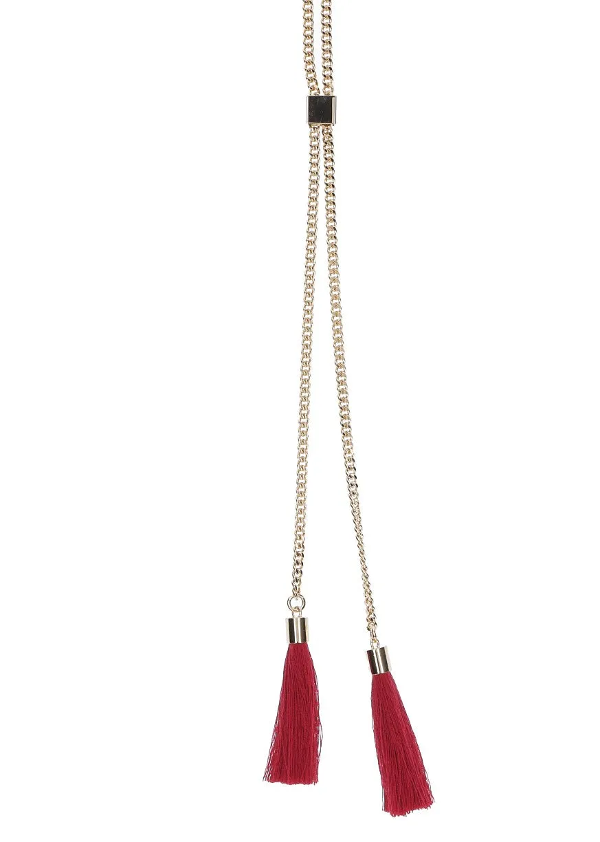 Chlo Tassels Chain Necklace