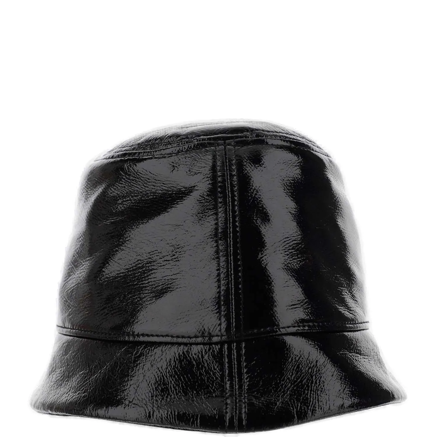 Courrges High Shine Logo Patch Bucket Hat