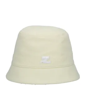 Courrges Logo Patch Bucket Hat