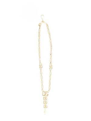 Dolce & Gabbana DG Logo Pendant Necklace